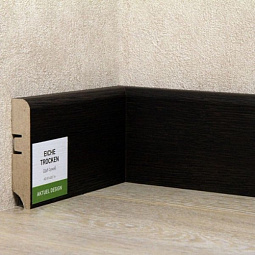 Плинтус МДФ ХАННАХОЛЗ 81мм 2,4 8шт/уп Дуб сухой AD 81402.16